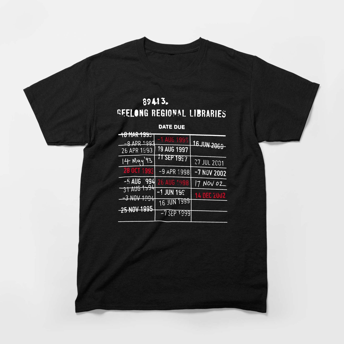 Check It Out T-shirts – Fitted Style (available in black or white)