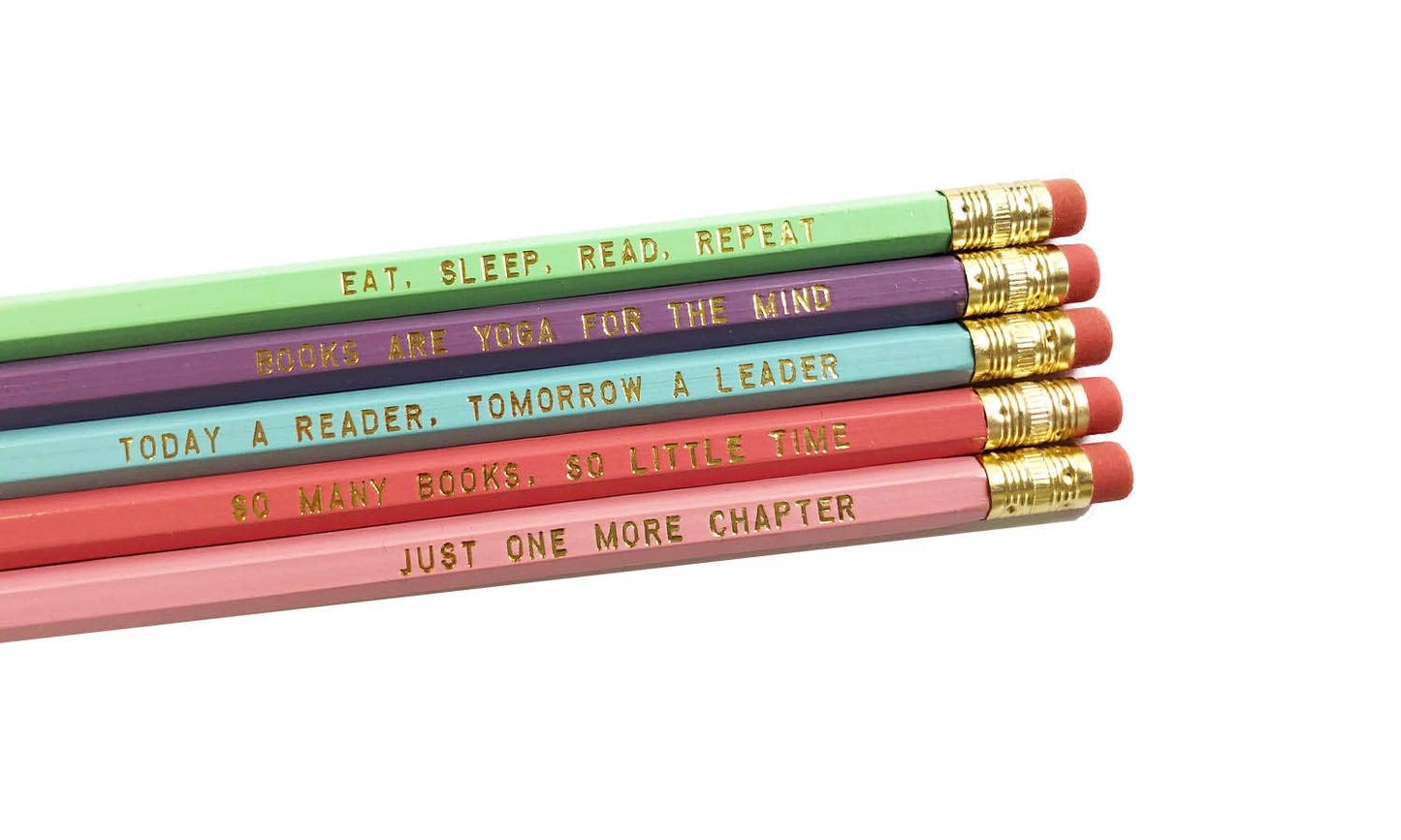 Pencil Sets - Book Themed