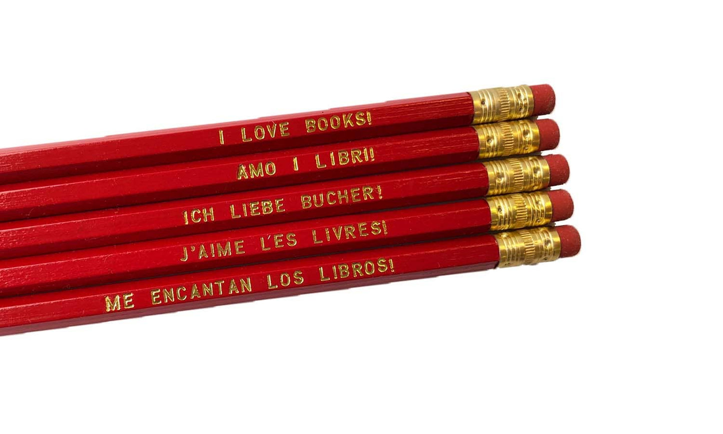 Pencil Sets - Book Themed