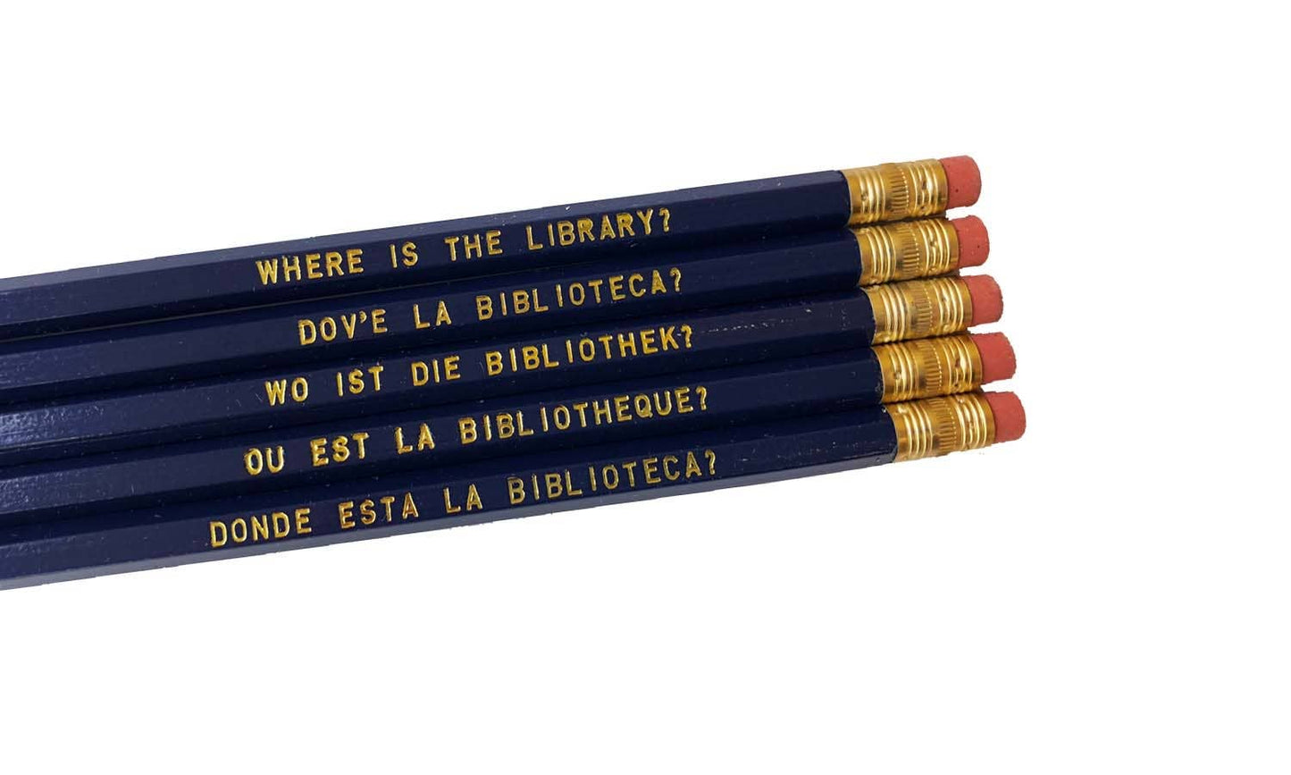 Pencil Sets - Book Themed