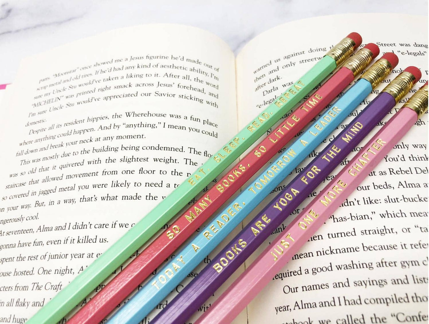 Pencil Sets - Book Themed