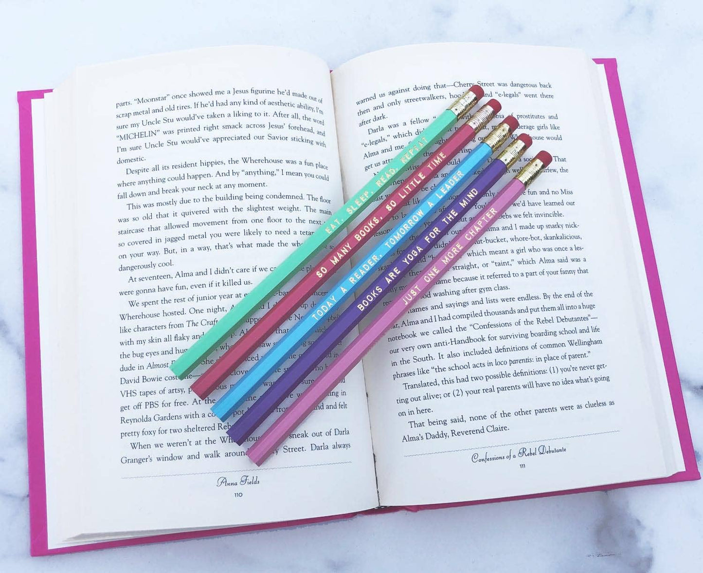 Pencil Sets - Book Themed