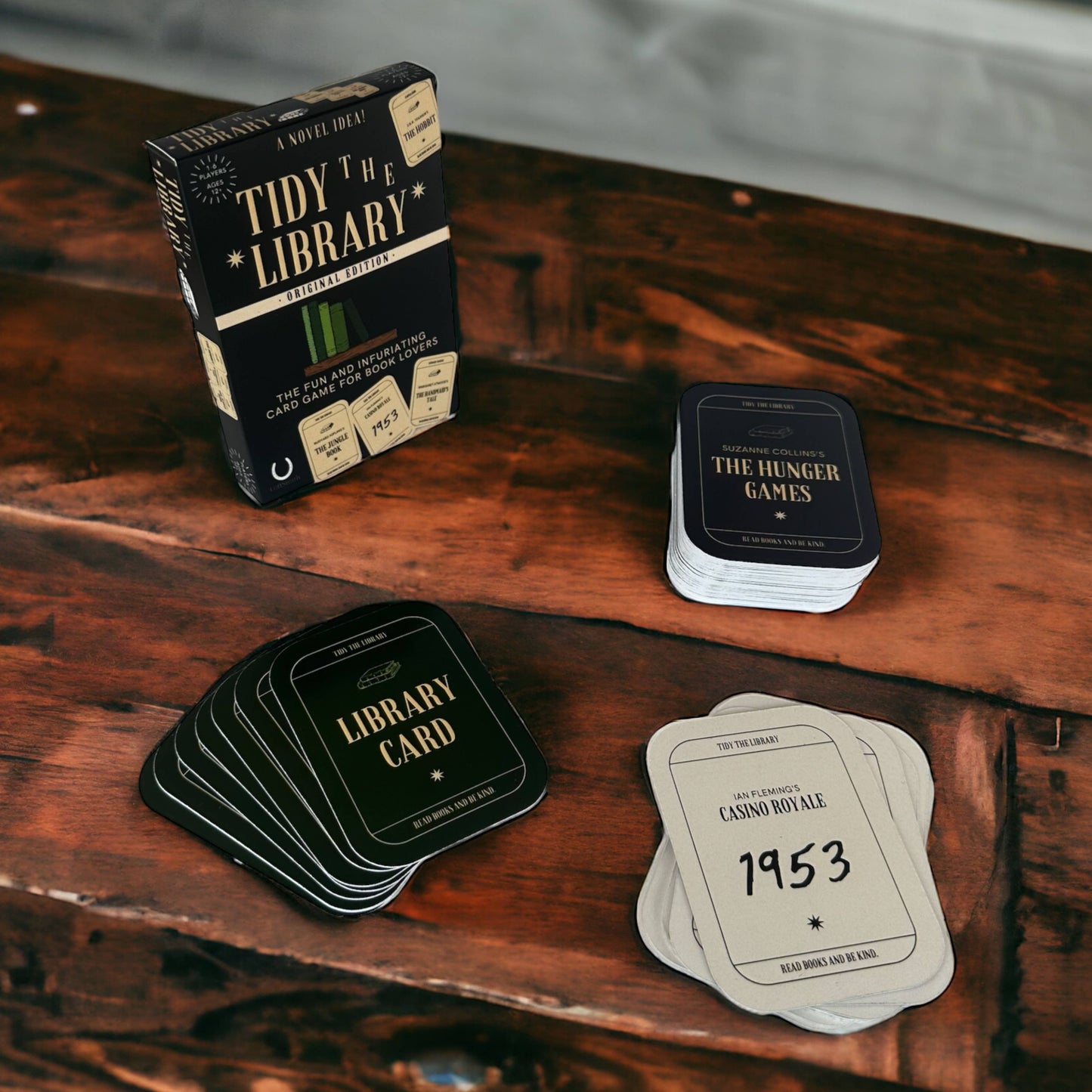 TIDY THE LIBRARY: The Original Card Game for Book Lovers