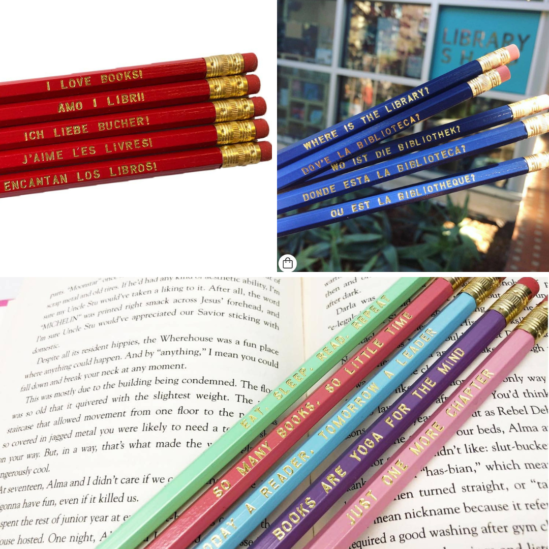 Pencil Sets - Book Themed