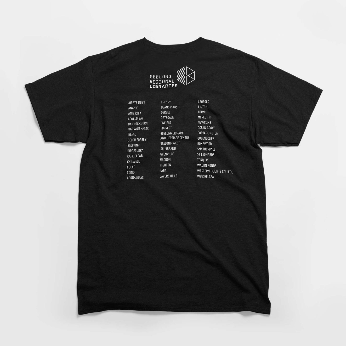 Check It Out T-shirt – Men's (available in black or white)