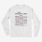 Check It Out Long Sleeve T-shirt – Unisex (available in black or white)